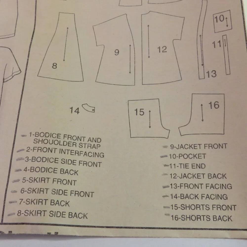simplicity 7672 Mary Duffy jacket, sundress, cover up sewing pattern